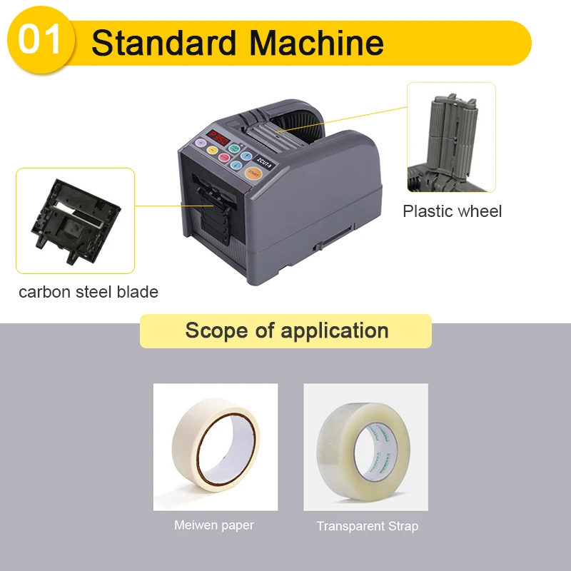 Imagem -03 - Máquina de Corte Fita Fita Automática Fita Adesiva Cortador Dupla Face Máquina de Embalagem Fita Dispensador Máquina de Corte 660 mm