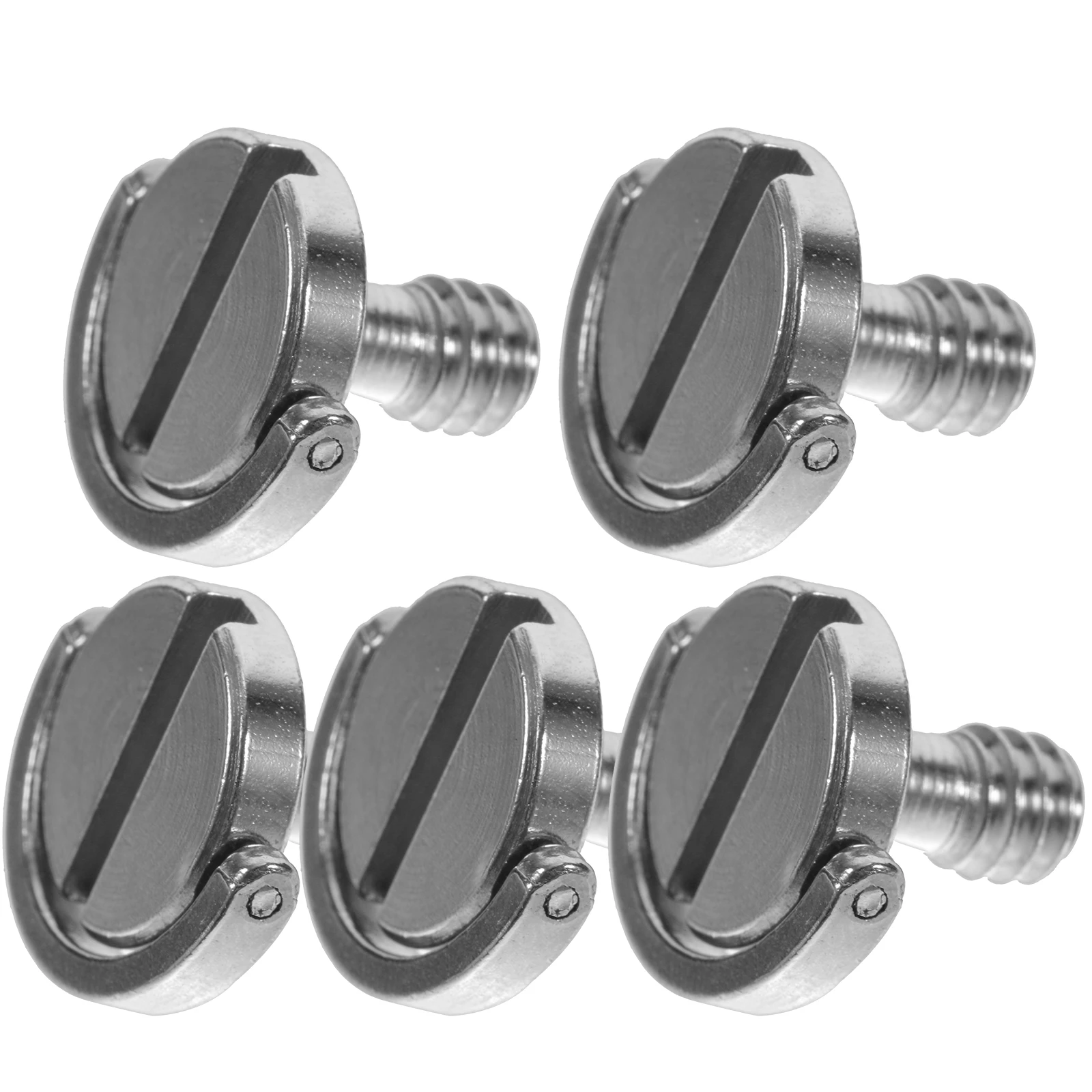 

5pcs Camera Screw Camera Mount Screw 1/4 D Ring Tripod Mount Quick Release Plate Accessories Photography Studio Equipment