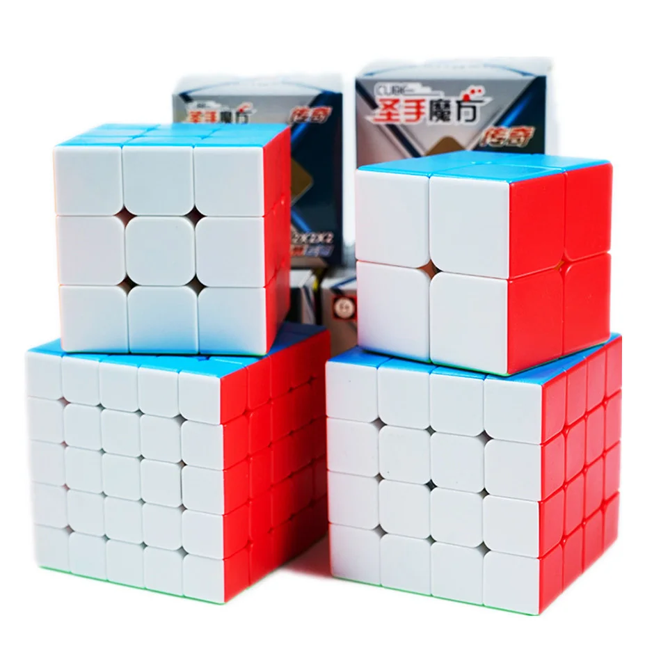 

Shengshou Legend 2x2 3x3 4x4 5x5 Stickerless Magic-Cube Game Professional Puzzle Rotating Smooth Cubos Magicos Toys for Children