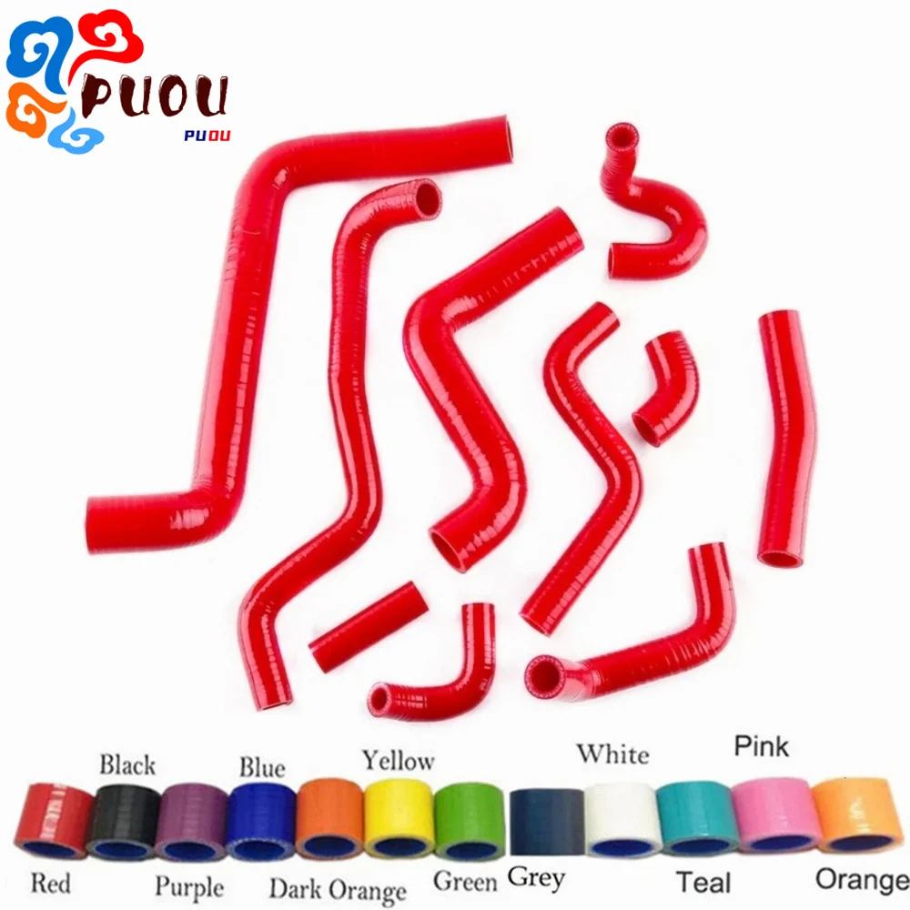 For 1996-1997 VW Golf/Jetta MK3 1.9 TDI AFN 1900CC 110BHP 110PS Silicone Radiator Heater Hoses Kit