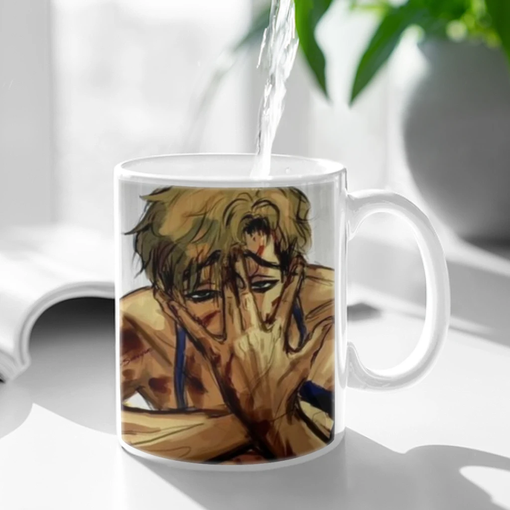 Killing Stalking Anime Movie Coffee Mug Tea Cup 11oz Coffee Cup Funny Birthday Gifts for Women and Men Ceramic Mug Cup