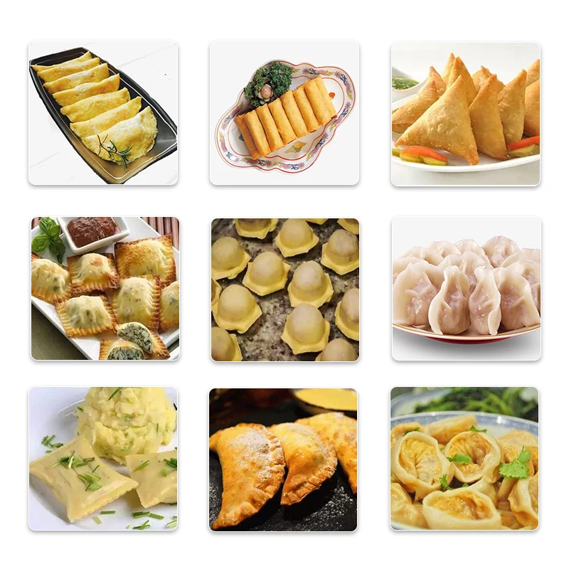 Automatyczna mini maszyna do robienia pierogów Ravioli Pierogi Pelmeni Gyoza Tortellini / mała, w pełni maszyna do robienia samosy Empanada