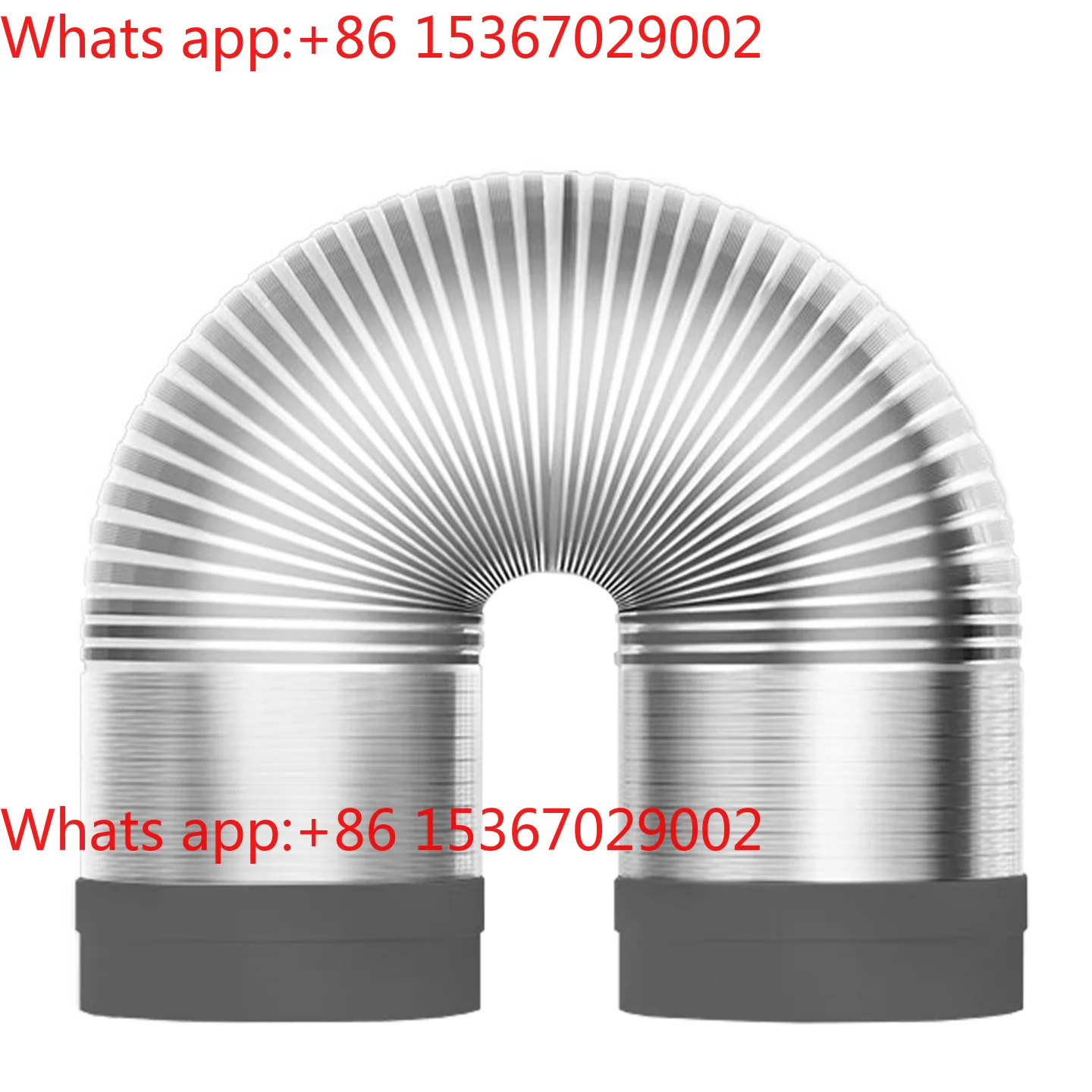 

Pure aluminum flue pipe range hood exhaust kitchen thickened aluminum ventilation pipe flue