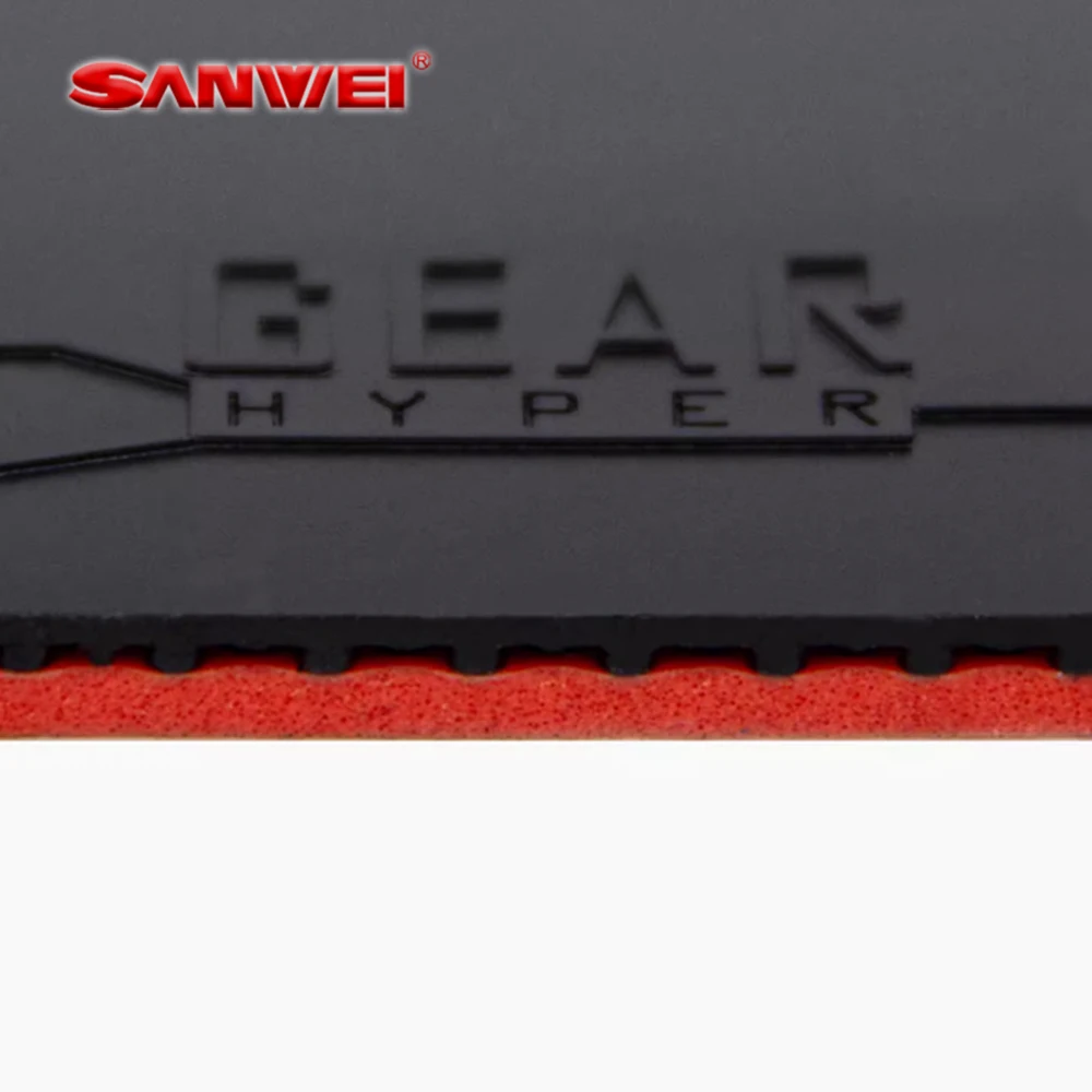 غطاء تنس الطاولة المطاطي الأصلي من SANWEI GEAR Hyper لتنس الطاولة / ورقة تنس الطاولة المطاطية بينغبونغ