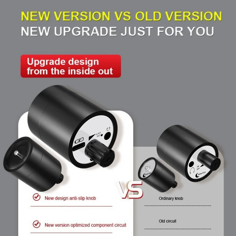 

Portable Water Leakage Detector Sound Amplifier High Sensitivity Pickup Microphone Wall Pipe Leak Locator Plumbing Listening