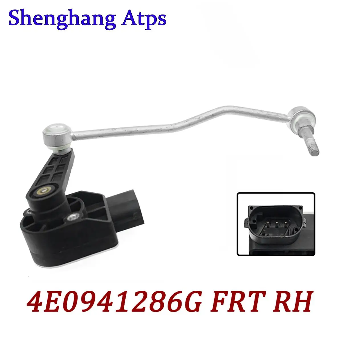 Czujnik poziomu zawieszenia do Audi A8 Quattro S8 4.2 5.2 6.0L V8 4E0941285G 4E0941286E 4E0941286G 4E0616572D 4E0616571D — zdjęcie 4