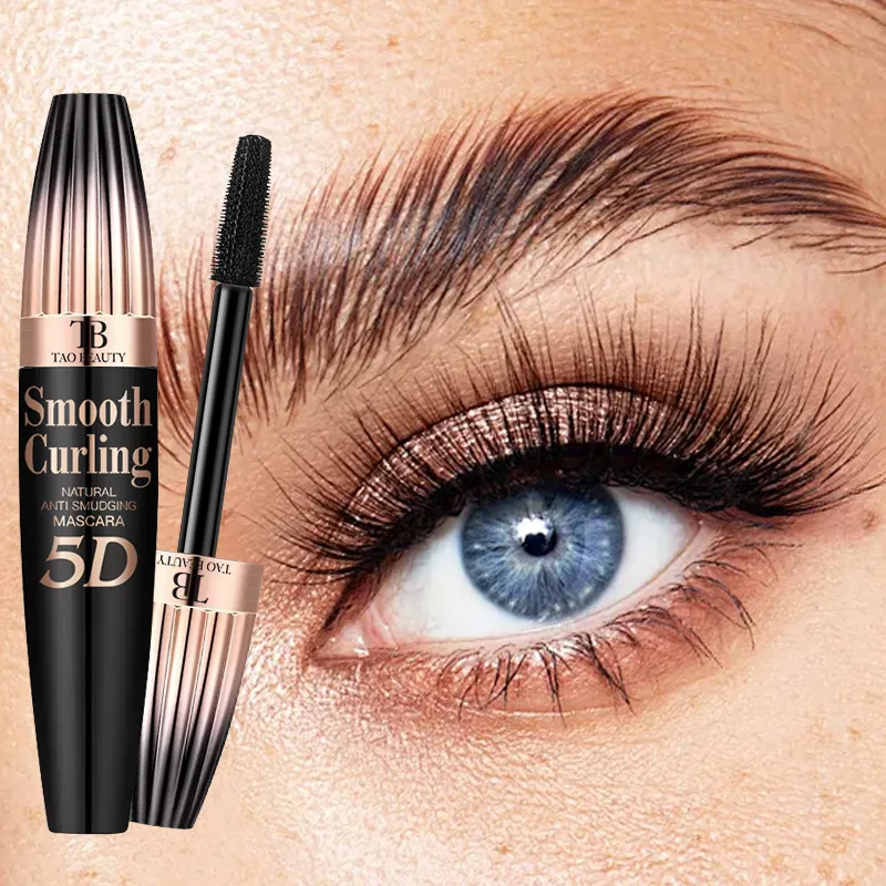 Mascara TAOBEAUTY 5D : longueur naturelle, séchage rapide, imperméable, rehausseur de cils rehaussant longue durée