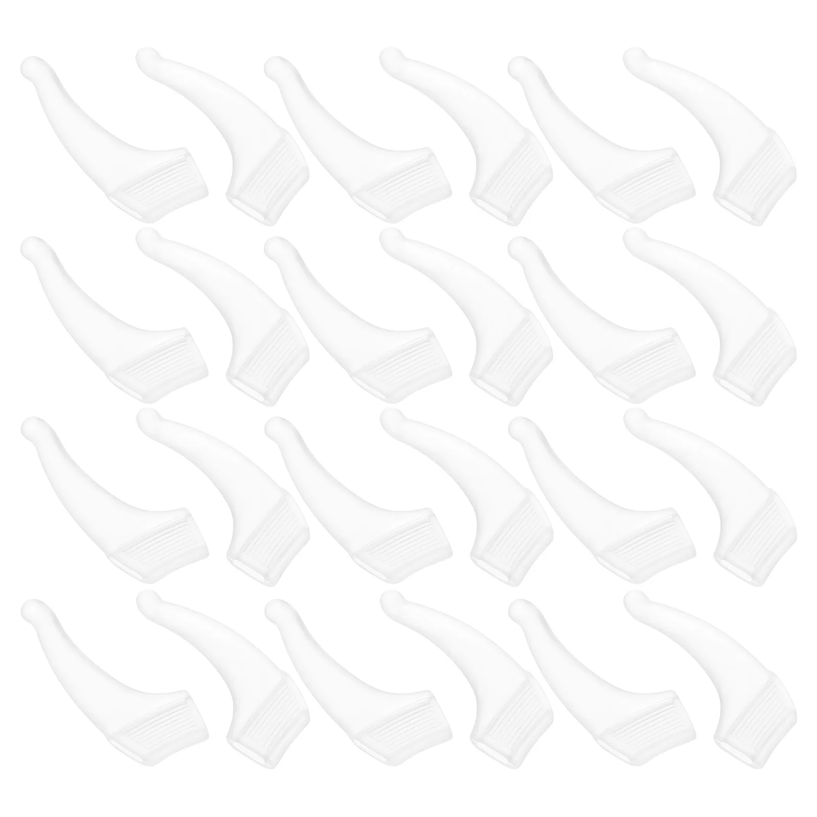 

30Pairs Durable Silicone Glasses Protector Anti Slip Ear Grips Easy to Use for Daily Wear and Sports Activities