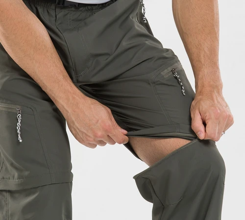 Pantalones tácticos de verano para hombre, pantalones Cargo de secado rápido para mujer, pantalones de trabajo impermeables para escalar, senderismo, campamento, pantalones cortos elásticos desmontables