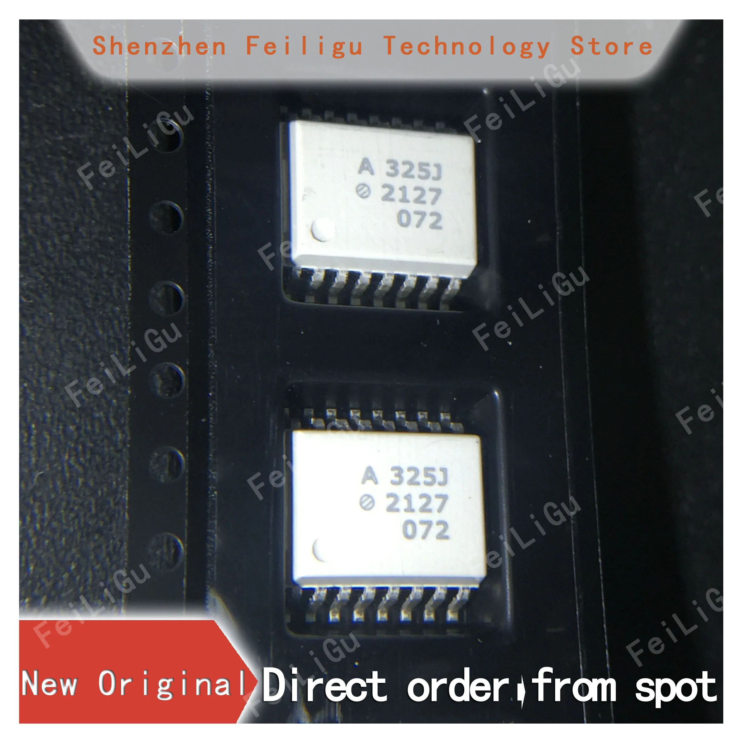 5/15/30/50Pieces New original QCPL-325J-500E HCPL-325J-500E QCPL-325J Screen printing:A325J package:SOP16 gate drive optocoupler