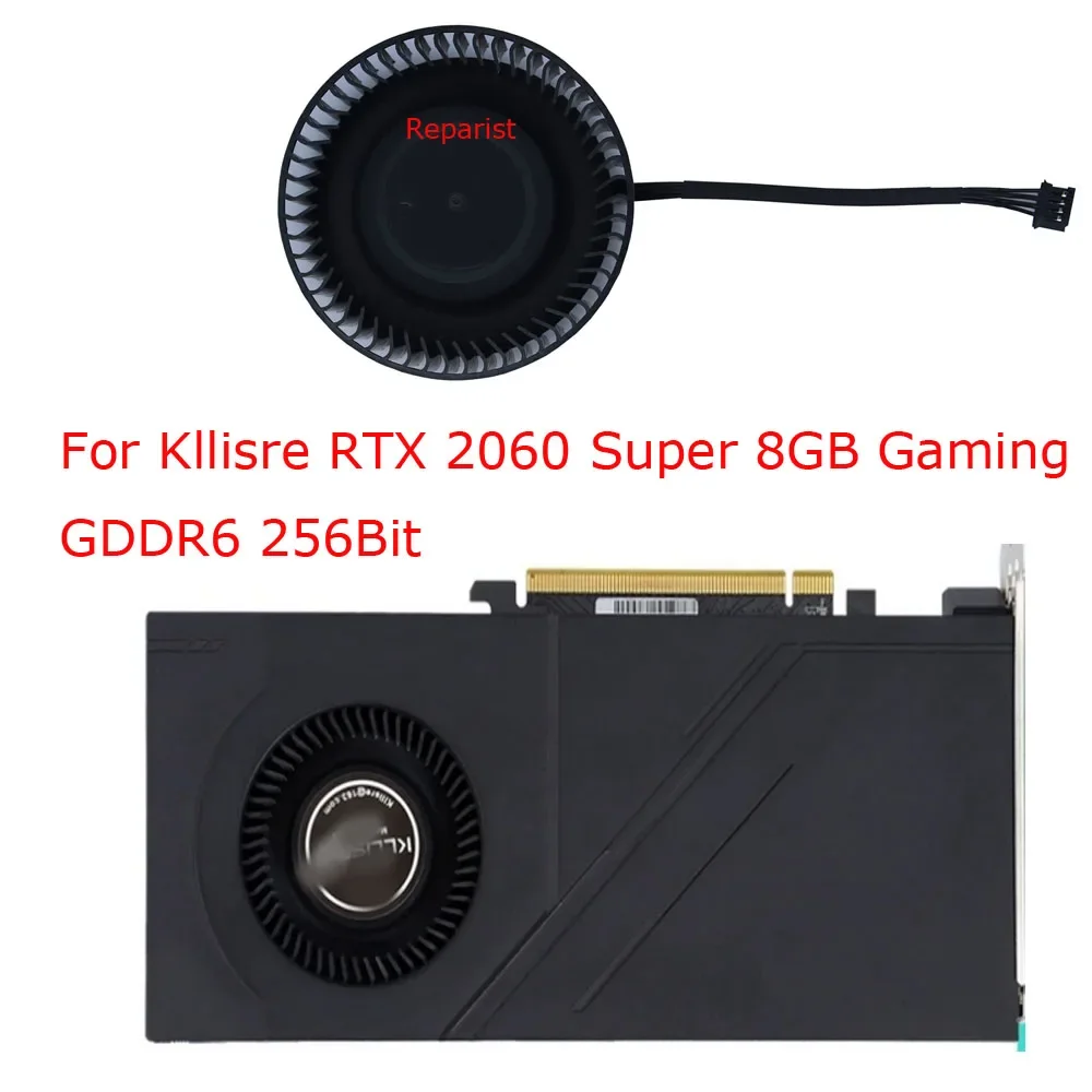 

65mm Diameter Size,BFB0712HF,Video Cards Fan,VGA Cooler Blower,For Kllisre RTX 2060S RTX 2060 Super 8GB Gaming