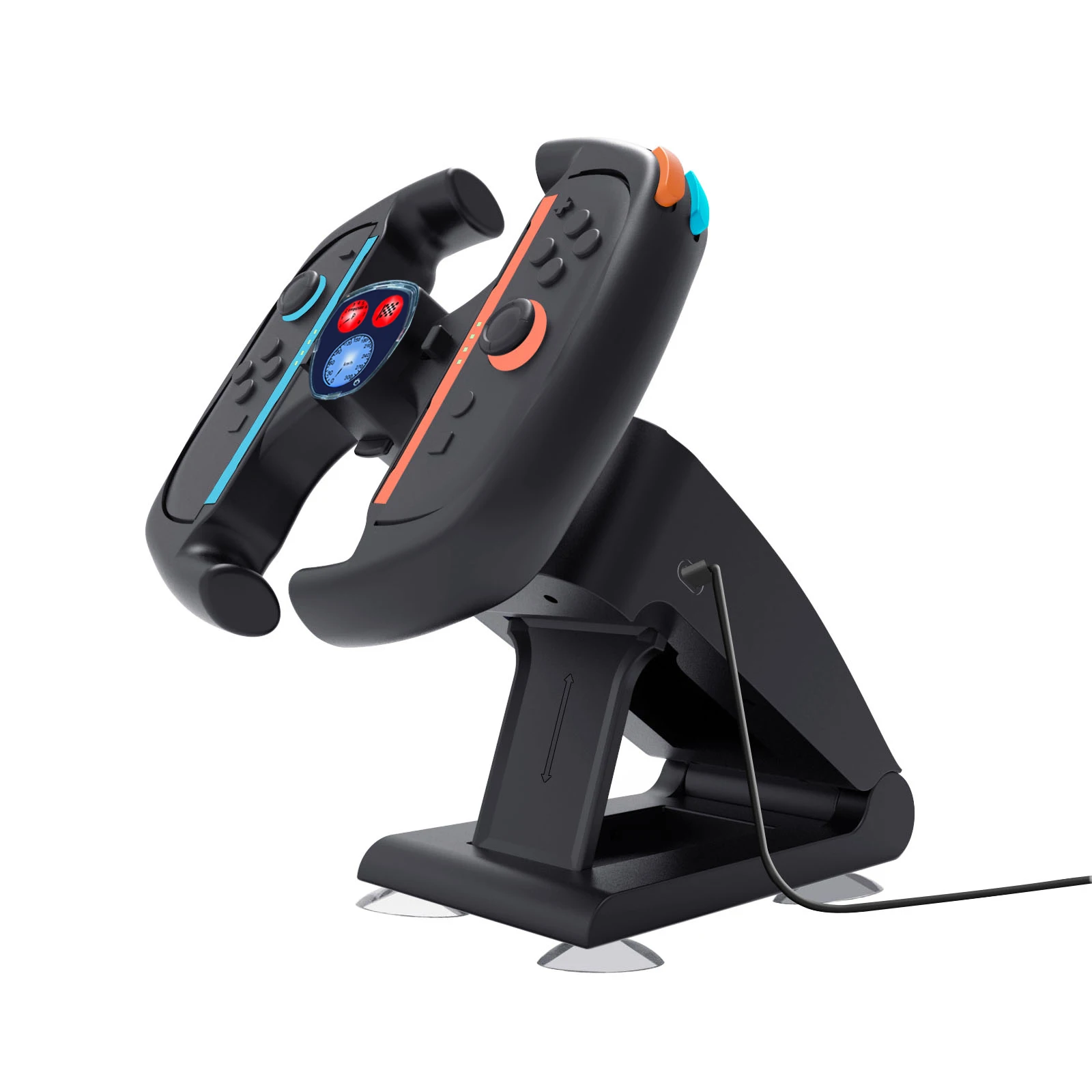 Charging steering wheel for Switch 2, for Mario Kart World for NS2 racing games, steering wheel, for Switch 2 gaming accessories