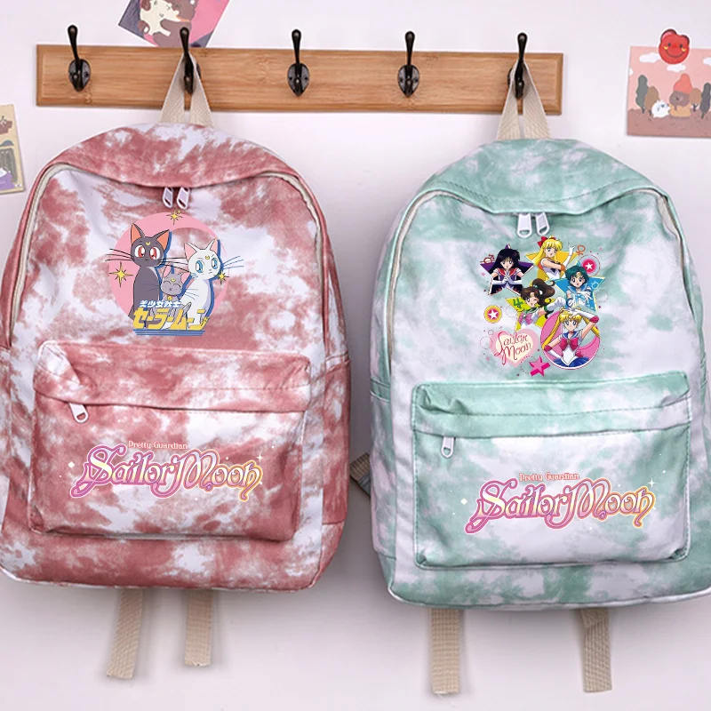 Nueva mochila escolar Sailor Moon para estudiantes, mochilas con estampado de dibujos animados, mochila de gran capacidad para estudiantes, regalos para el regreso a la escuela