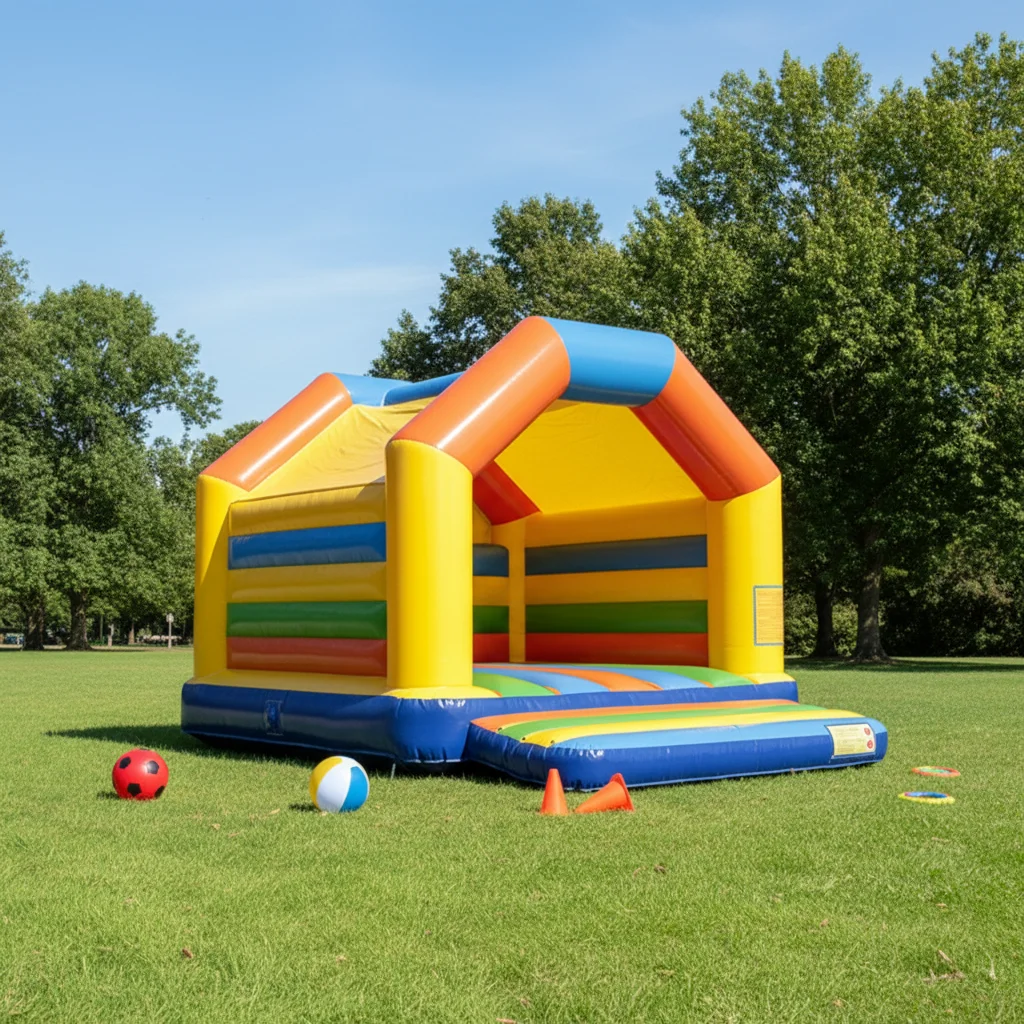 Inflatable Castle Indoor Outdoor Large Small Air Slide Home Kids Bouncy Jump Bed Playground Toy Fun Center