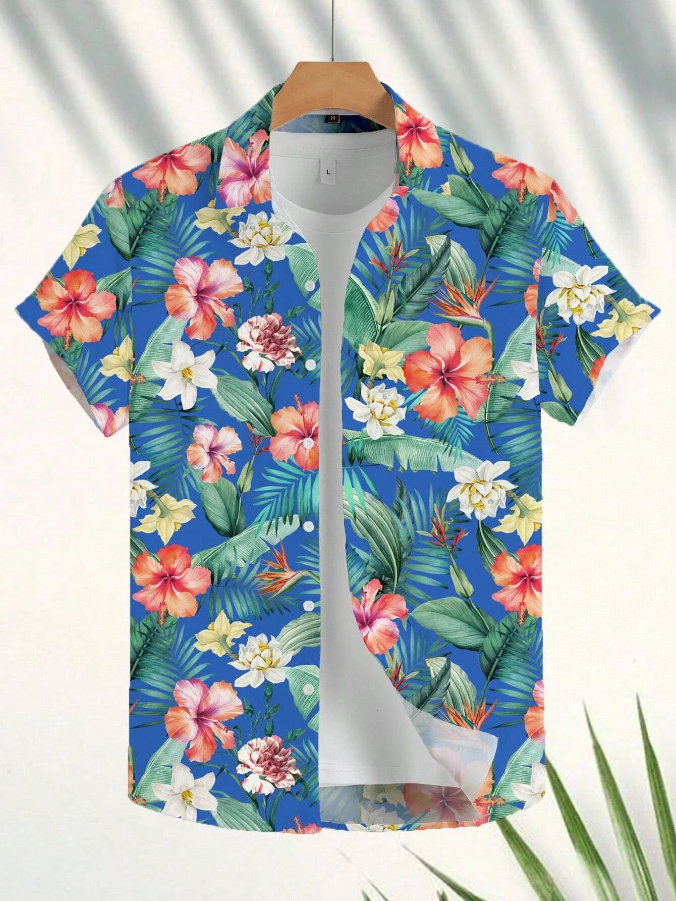 

2026 New Vintage Flower Oversized Hawaiian Beach Shirts Short Sleeve Lapel Man Clothingnew Fashion Man Blouses 3D Print Casual