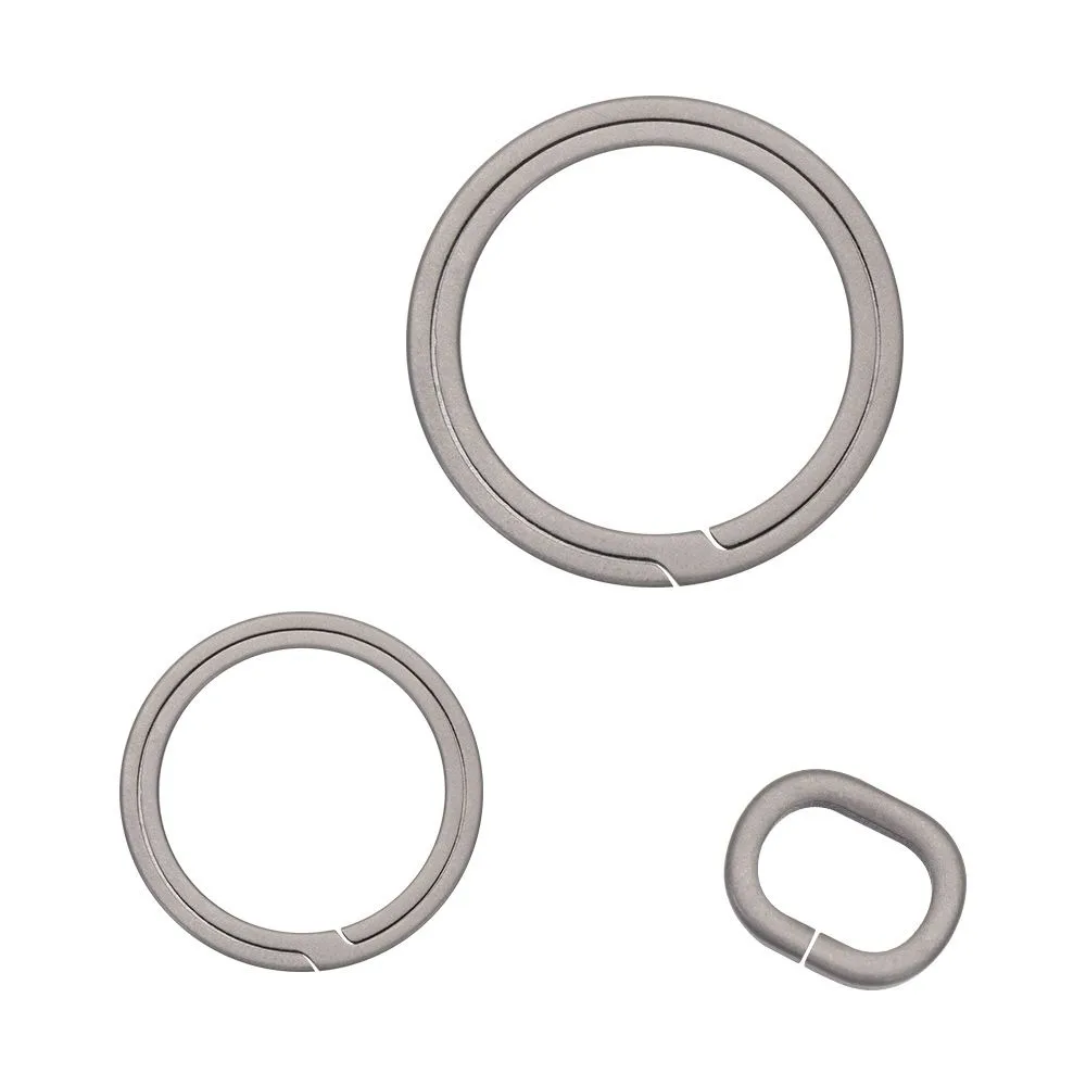 

Rope Drop Hanging Buckle Outdoor Tool Car Keychain Super Lightweight Keychains Titanium Key Ring Titanium Key Buckle