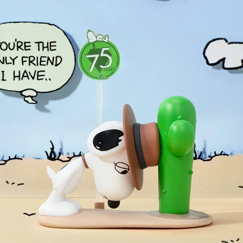 

Peanuts 75th Anniversary | Snoopy Comic Life Series Blind Box Toys Kawaii Anime Action Figure Caixa Caja Surprise