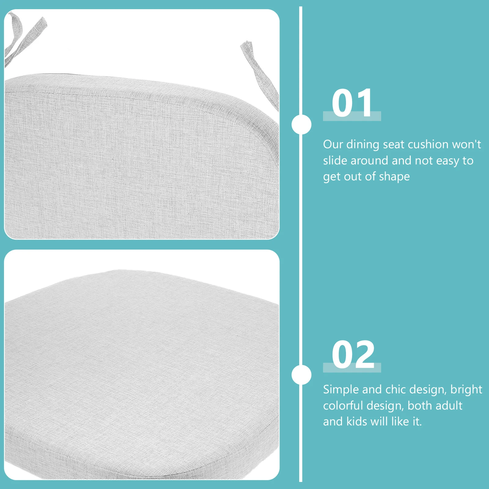 

1pc Booster Seat For Dining Thick Toddler Cushion Pad High Chair Cushion Kids Eating Portable Washable Seat