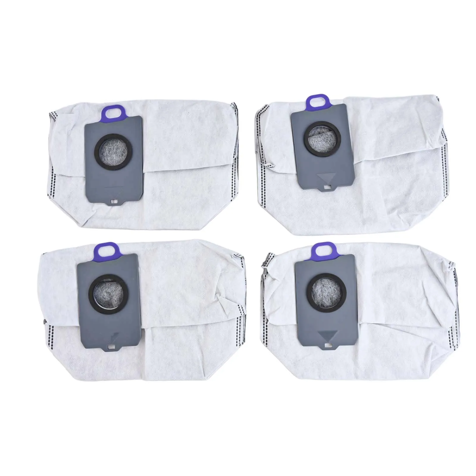 Suitable For Narwal Z U Ltra Robot Vacuum Cleaner Dust Bag, Gray Cardboard, 10 Pcs Dust Bag Effectively Captures And Contain