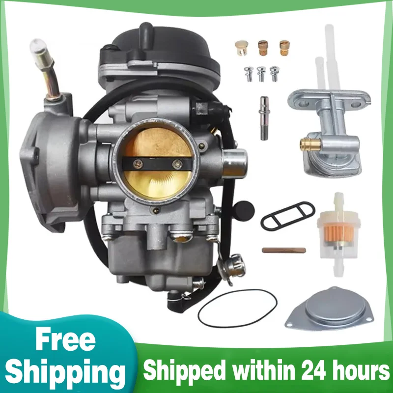 Carburetor fit for SUZUKI LTZ400 LTZ 400 QUAD ATV WITH FUEL VALVE PETCOCK 03-07