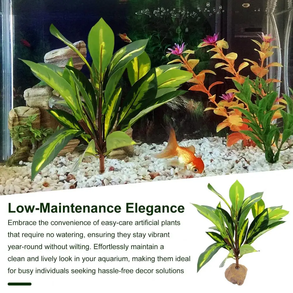 Aquatic Plant Fish Tank Grass Fake Water Foliage Fish Tank Decoration Green Seaweed Landscaping Water Weeds Aquarium DIY Decor