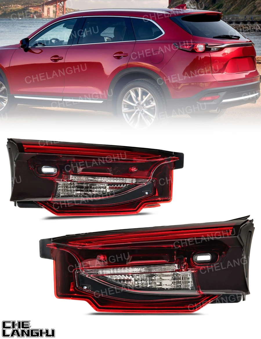 

Tail Light For Mazda CX-9 2016 2017 2018 2019 2020 2021 2022 2023 Car accessories Inner Side Rear Stop Lamp No Bulbs