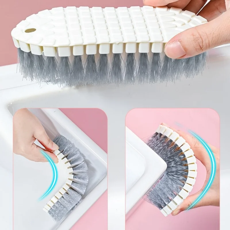 Flexible Plastic Multi-Functional Cleaning Brush No Dead Angle Home Kitchen Bathroom Tools For Stove Bathtub Tile Cup Window Gap