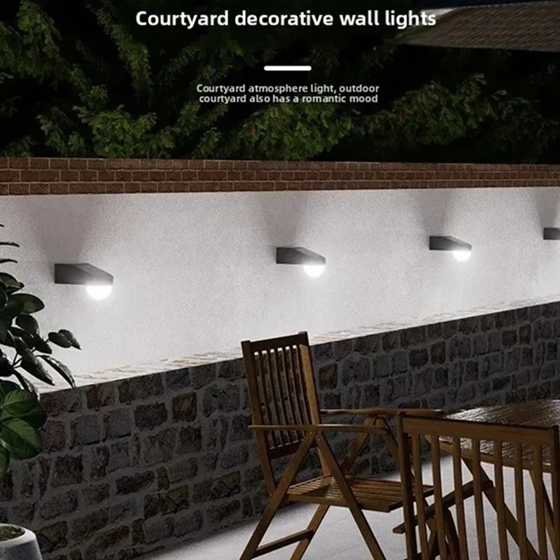 

Solar Wall Lights Outdoor Waterproof Solar Fence Light LED Landspace Lamp Auto On/Off for House Fence Garden Path Mailbox Decor