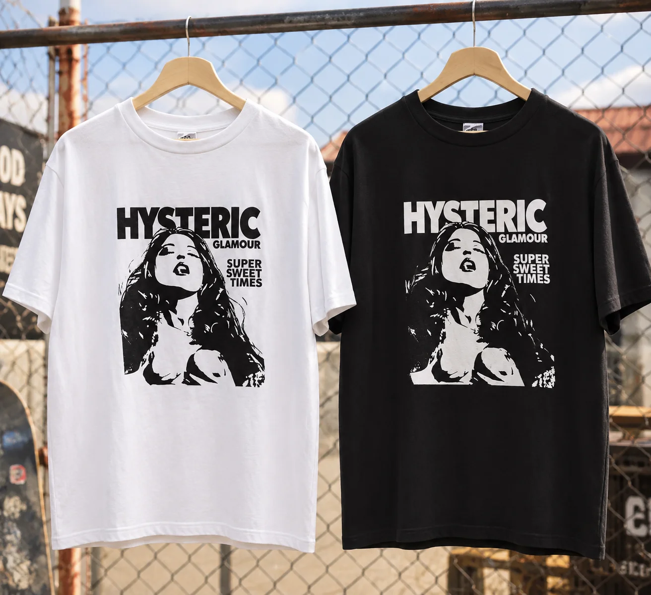 Hysteric Glamour Tour Commemorative T-shirt Summer New Casual T Shirt Suitable for Both Men's and Women's Casual Fashion T Shirt