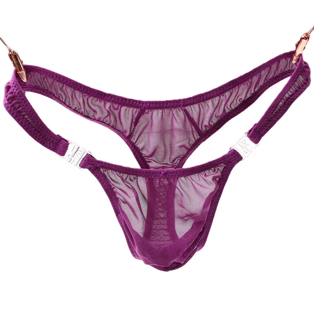

Men's Shorts Breathe Thong Briefs Pouch G-String Underpants