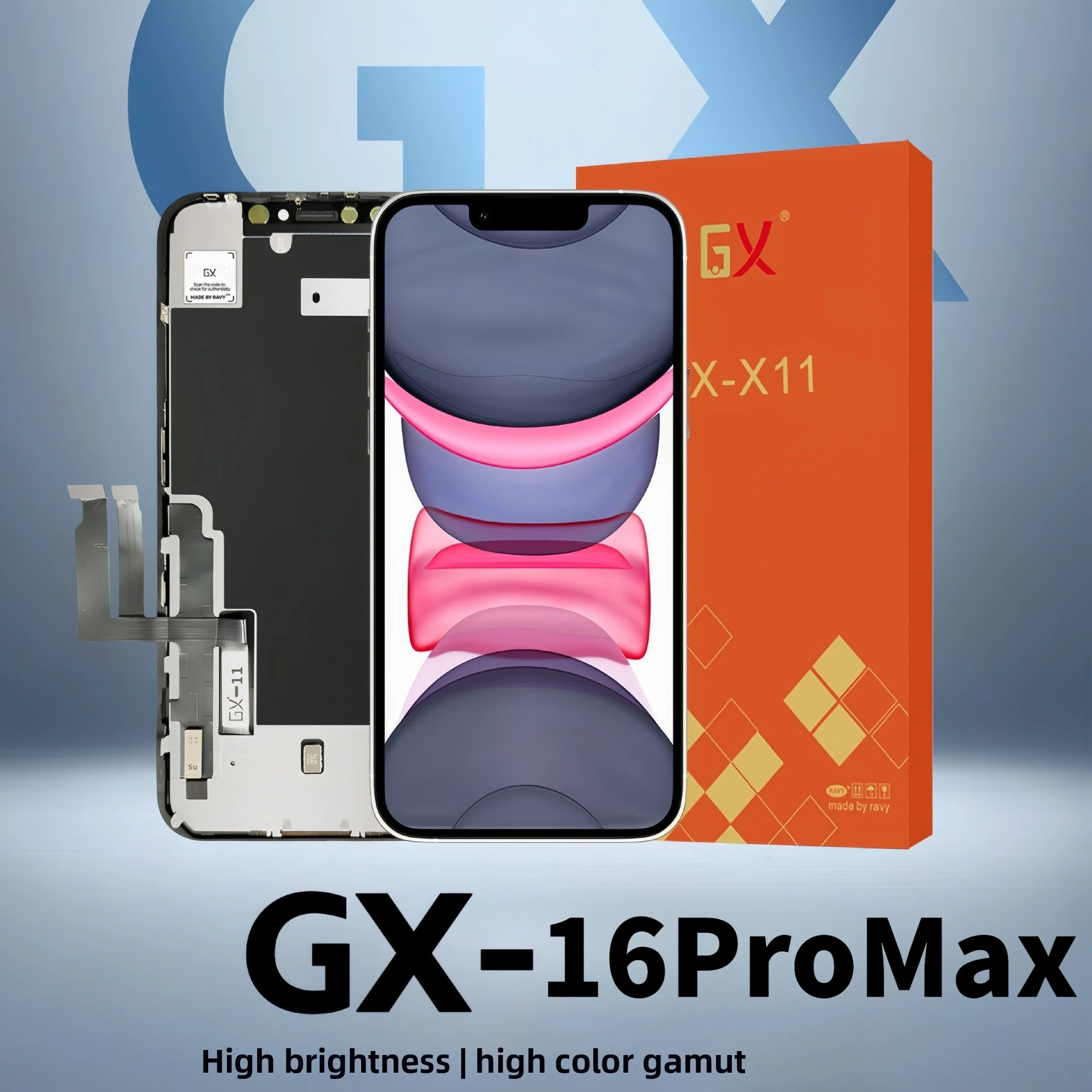 gx-incell-lcd-for-iphone-xsmax-12-13-14-15pro-16promax-lcd-display-with-3d-touch-screen-displayfor-iphone-replacement-with-tools