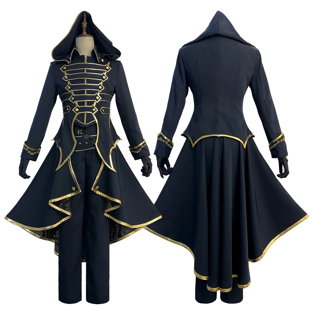 

Cosplay Blue Lock Anime Isagi Cosplay Costume Wig Angels and Demons Evil Horn Tail Uniform Pants Rose Net