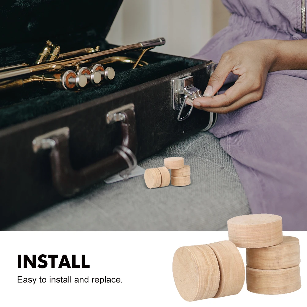 

10Pcs Trombone Cork Pads Professional Grade Replacement Kit for Water Keys Repair Accessories Trombone Cork Pads