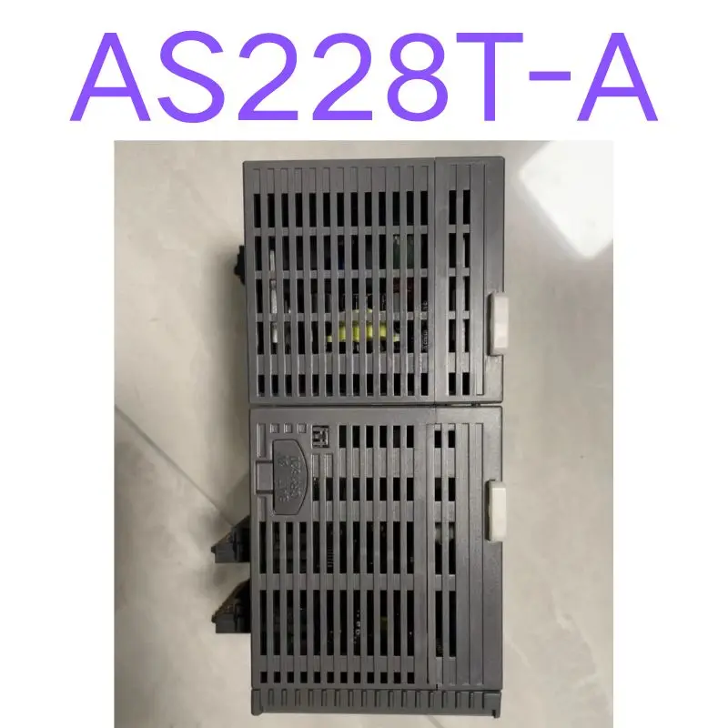 Second-hand test OK  AS228T-A and AS-PS02 Programmable Controller