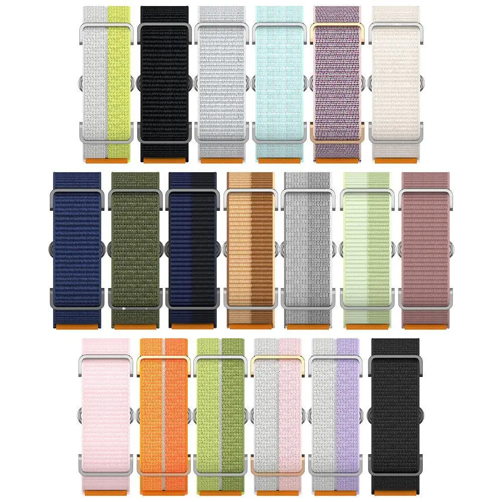 For Google Fitbit Air Ultra-Slim Feather-Light Breathable Quick Release Replacement Wrist Band Nylon Strap Woven Biceps Band