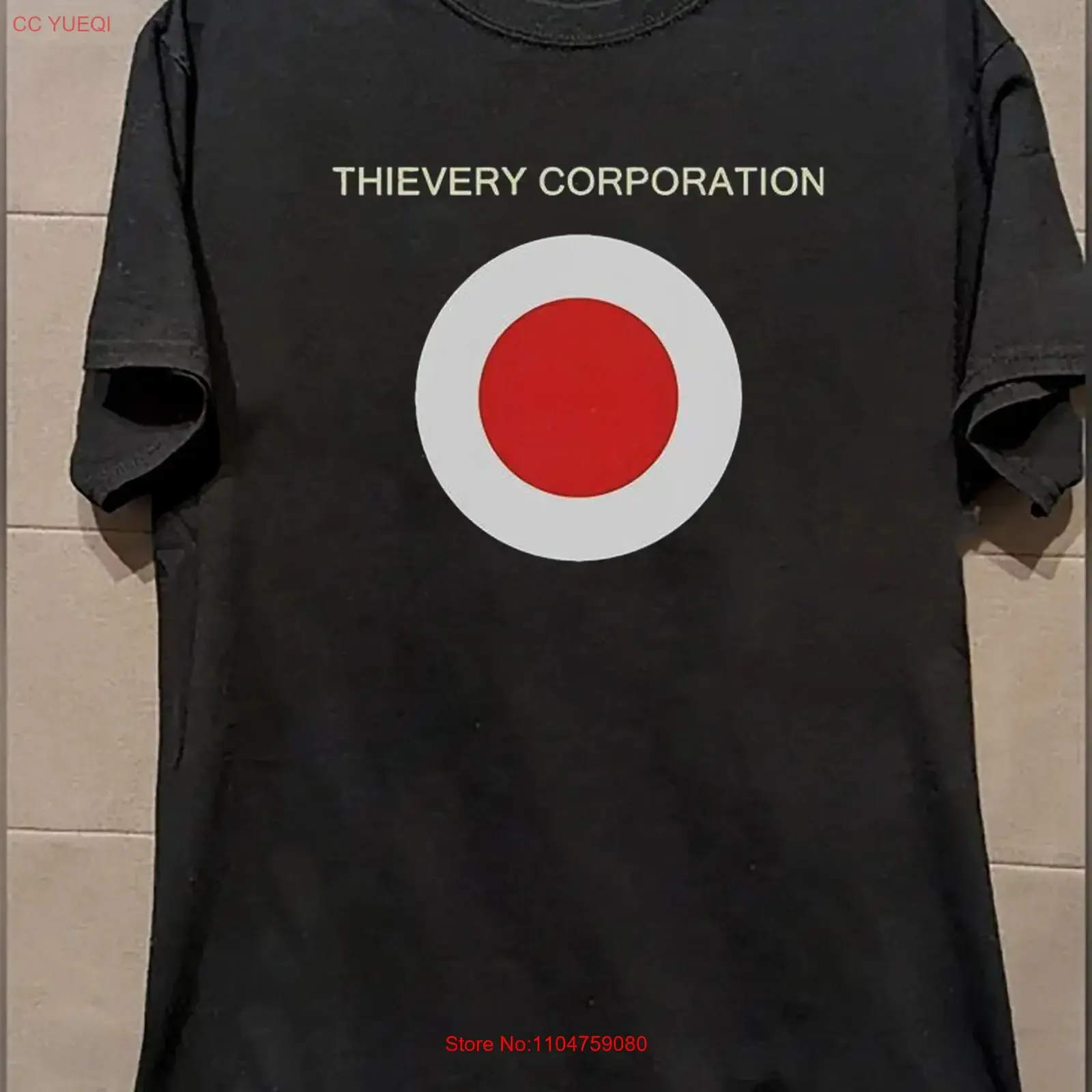 Camiseta Nice Thievery Corporation Richest Man In Babylon, color negro, todas las tallas, AT69, estilo vintage, lavado, suave y elegante, para uso diario