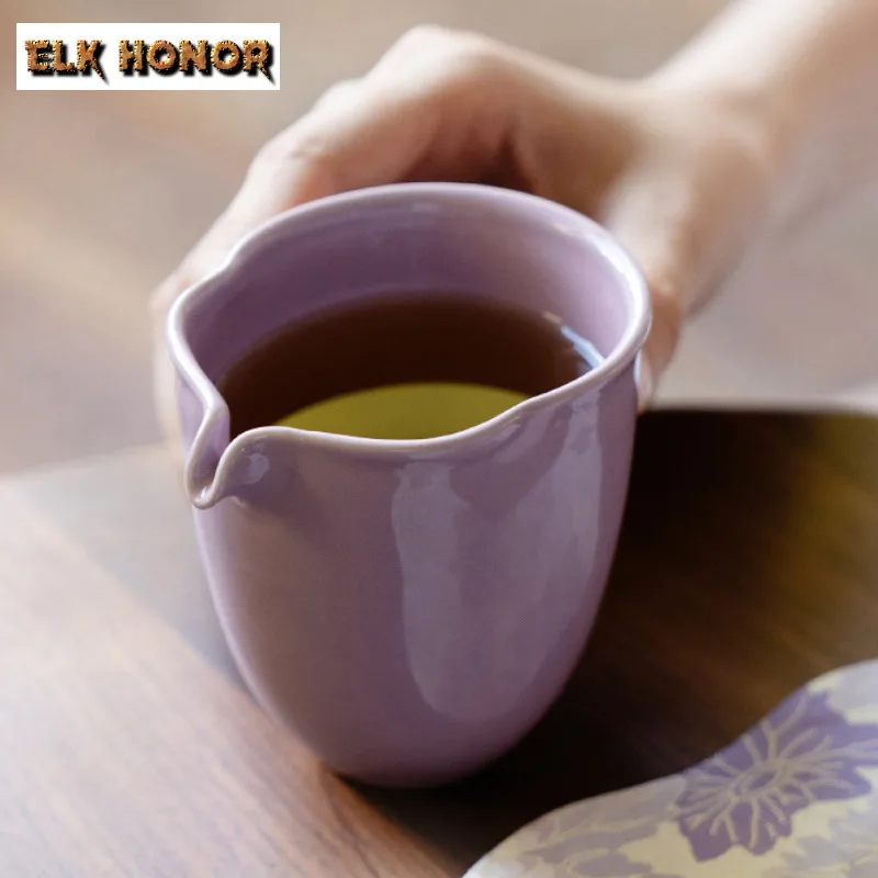 190ml Purple Tea Pitcher Tea Divider Serving Cup Tea-separating Cha Hai Dispenser Justice Cup Fair Mug Tea Services Accessories - view 3