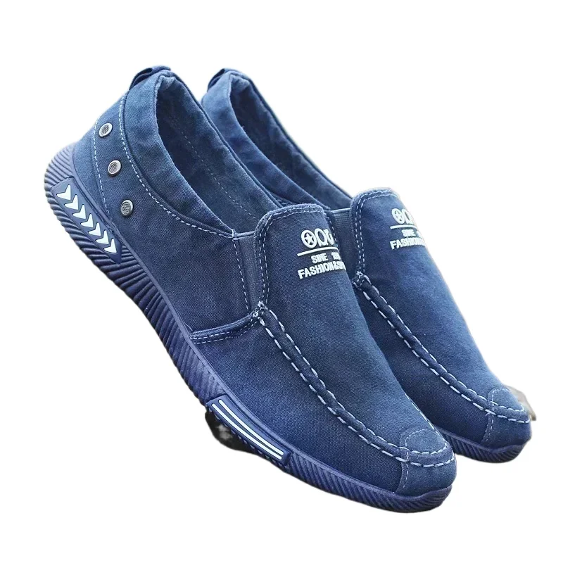 

Men's Sneakers Male Summer 2025 New Outdoor Driving Moccasin Trendy Vintage Loafers Shoes for Men Canvas Shoes Slip on