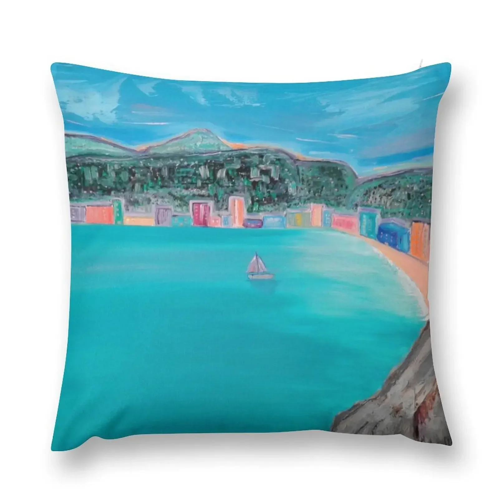 French Riviera #3 Throw Pillow Throw Pillow Covers bed pillows Cushion Child pillow