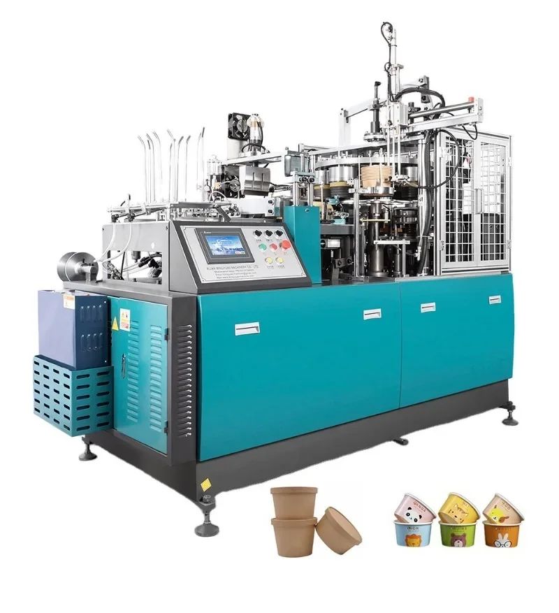 Cheap Price Top Sealer Digital Disposable Paper Food Bowl Dishes Forming Making Machine Paper Bowl Machine for Sealing Machine