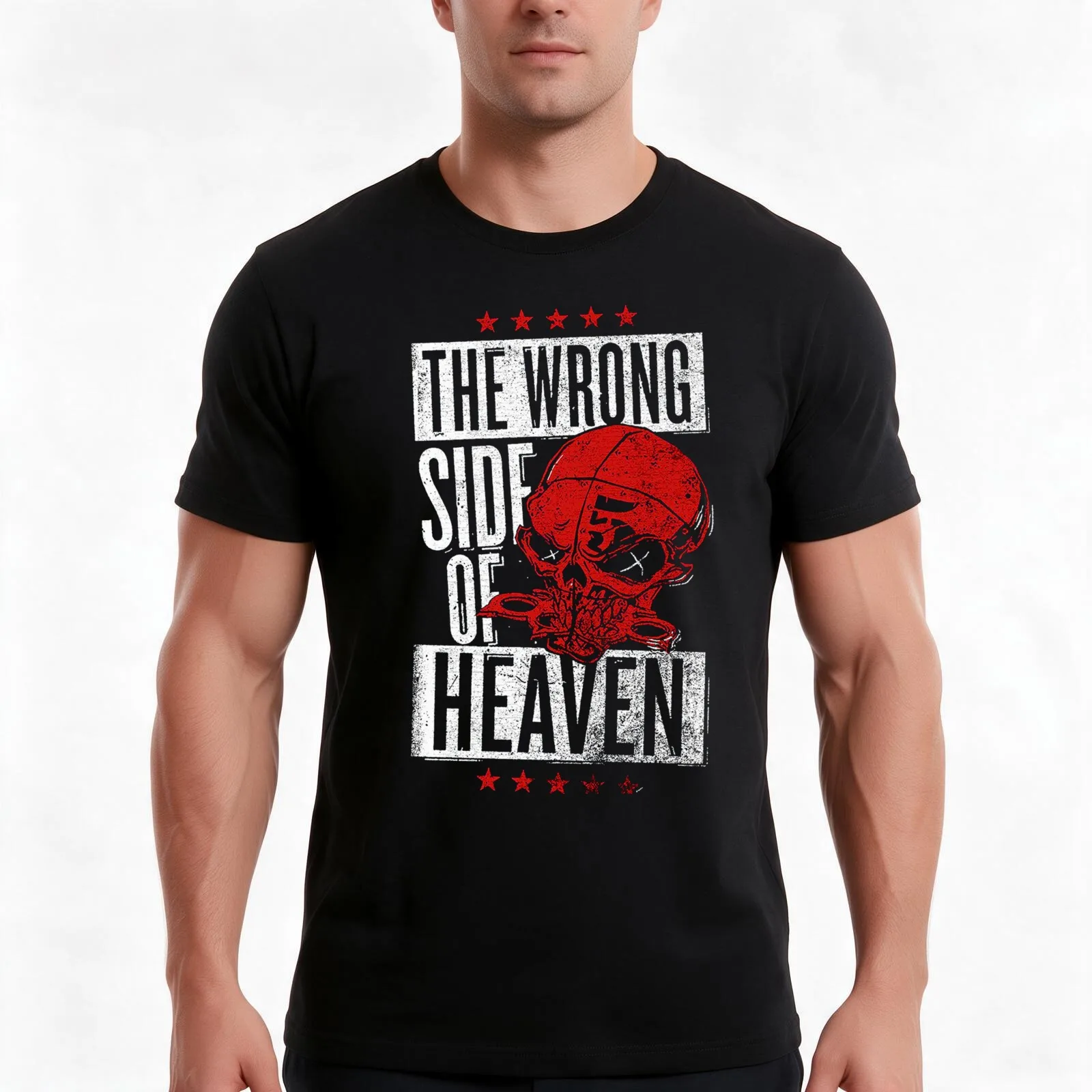 Official-Of-Punch T-Shirt, Summer Casual Cotton Tee, Oversized Streetwear Tops, Vintage Graphic Print, Loose Fit Short Sleeve