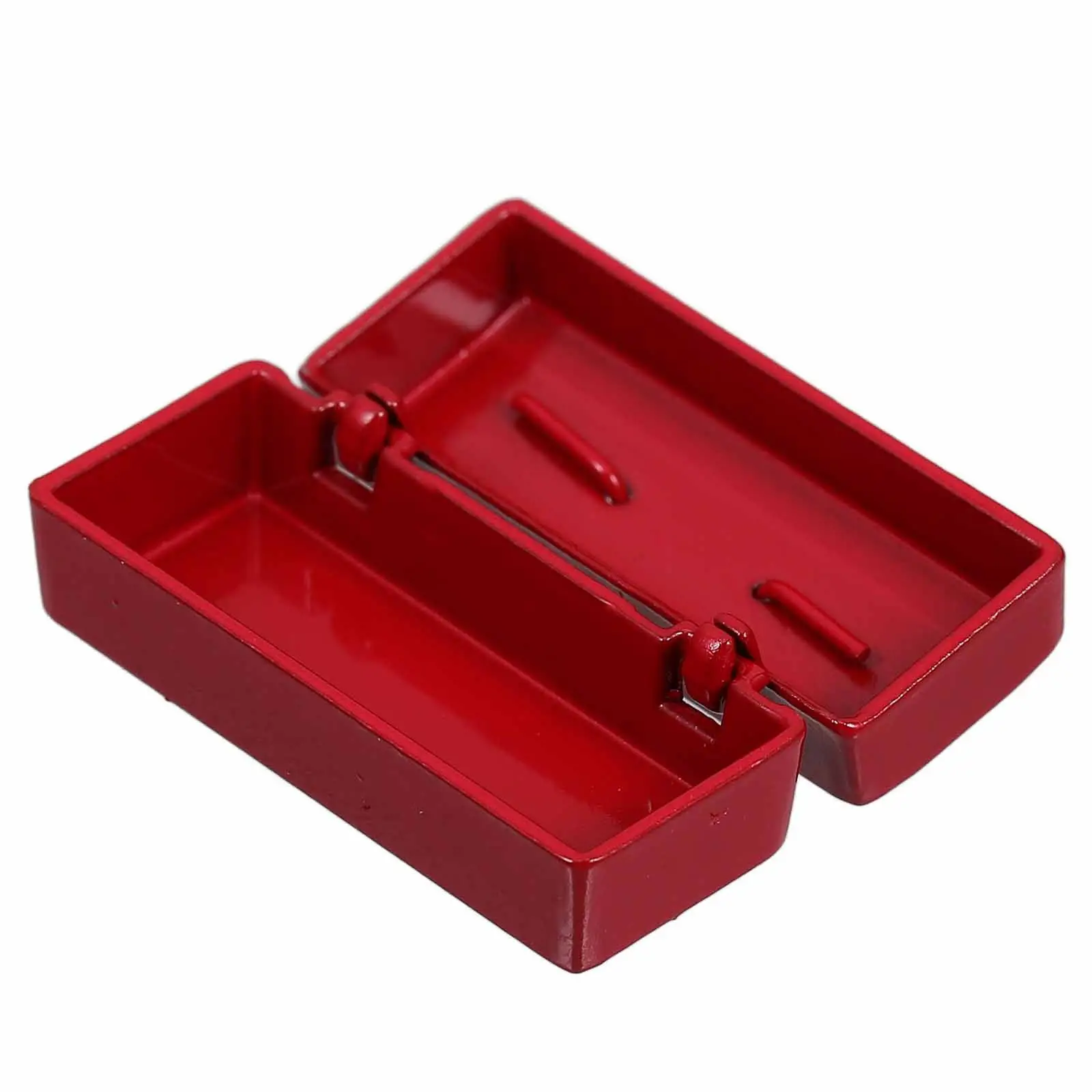 Miniature Toolbox for Dollhouse & Mini Scene Setup – Tiny Tool Case, Creative Building Supply, Mini House Decor view 2