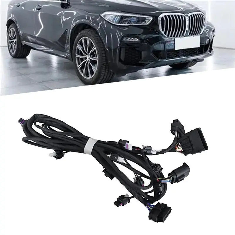 

Car Front Bumper Harness Wire Set 61128712283 25DX 30DX 40IX 45EX Radar PDC Parking Aid Wiring Plastic For BMW X5 G05 2018-2022