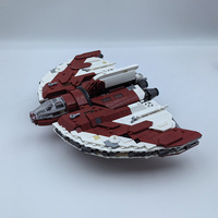 1378Pcs MOC Block 75362 Star Great War Ahsoka Tano's T-6 Jedi Shuttle