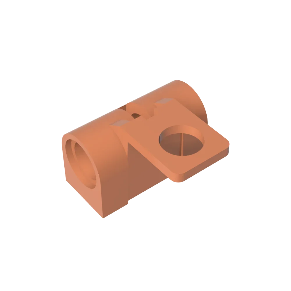 EKBricks EK-1182 Minifig Neckwear Backpack with Horizontal Pin Hole compatible with lego 15406 Building Blocks Technical