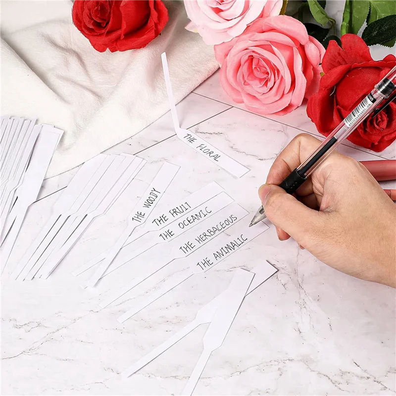 【Hot Cake】1200 Pieces Fragrance Strips Perfume Test Strips Disposable White Blotter Essential Oils Paper Tester For Aromatherapy