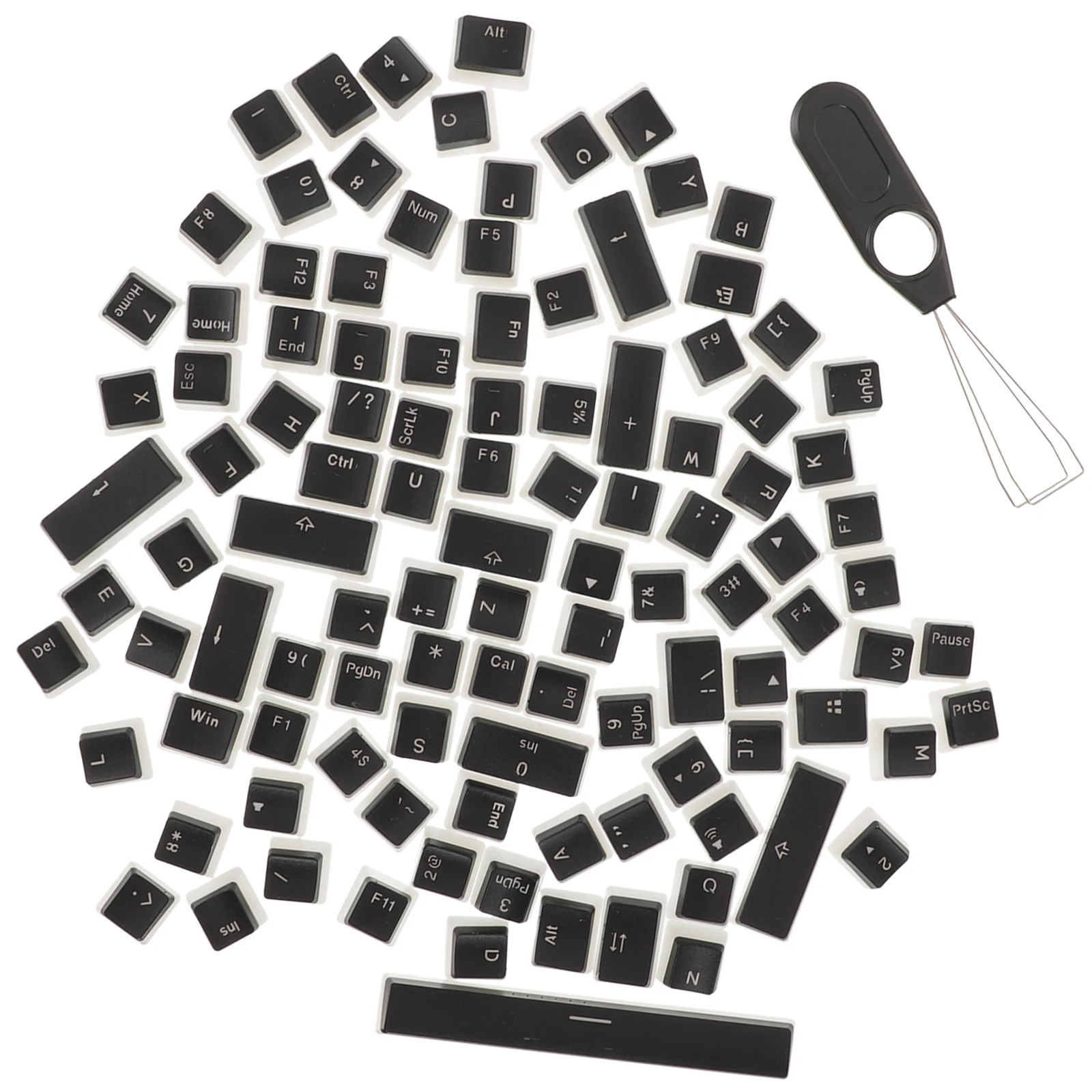 

Keycaps for Mechanical Keyboard 108 Keys Oil Resistant Translucent Gaming Accessory RGB Effect Frosted Design Keyboard Caps