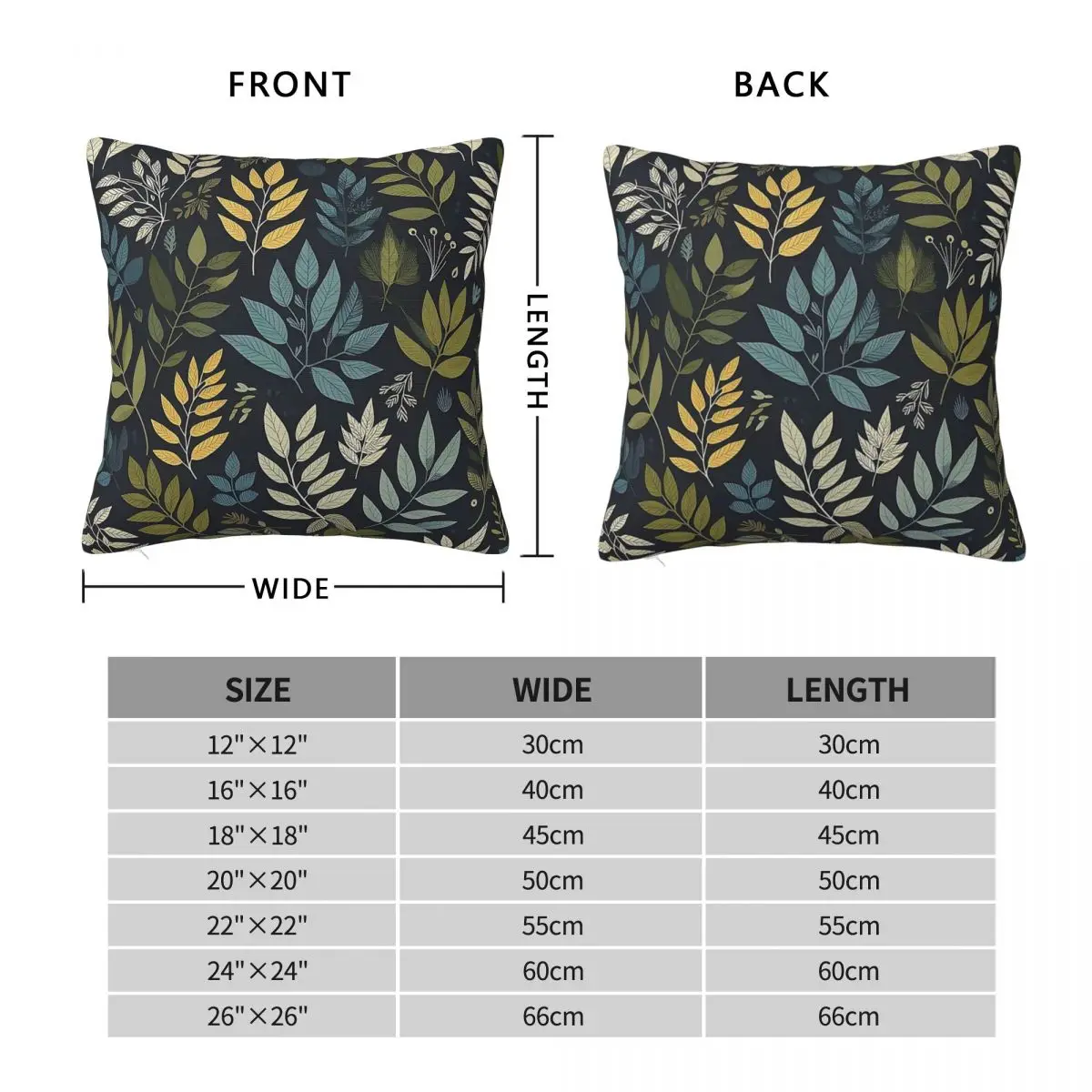 Nature With This Lush Botanical Pillowcase Polyester Linen Velvet Printed Decorative Throw Pillow Case Sofa Seater Cushion Cover