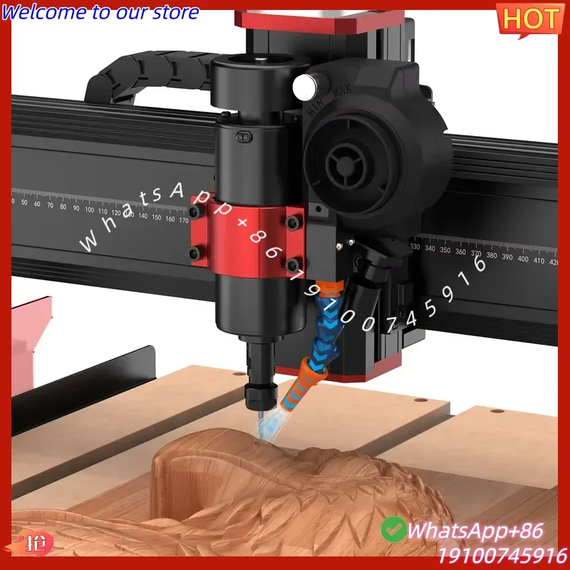 Hot2026 For TTC6050 3D Vertical Hobby CNC Wood Router Machine 500W High-Precision Ball Screw Linear Guide NC Studio Single