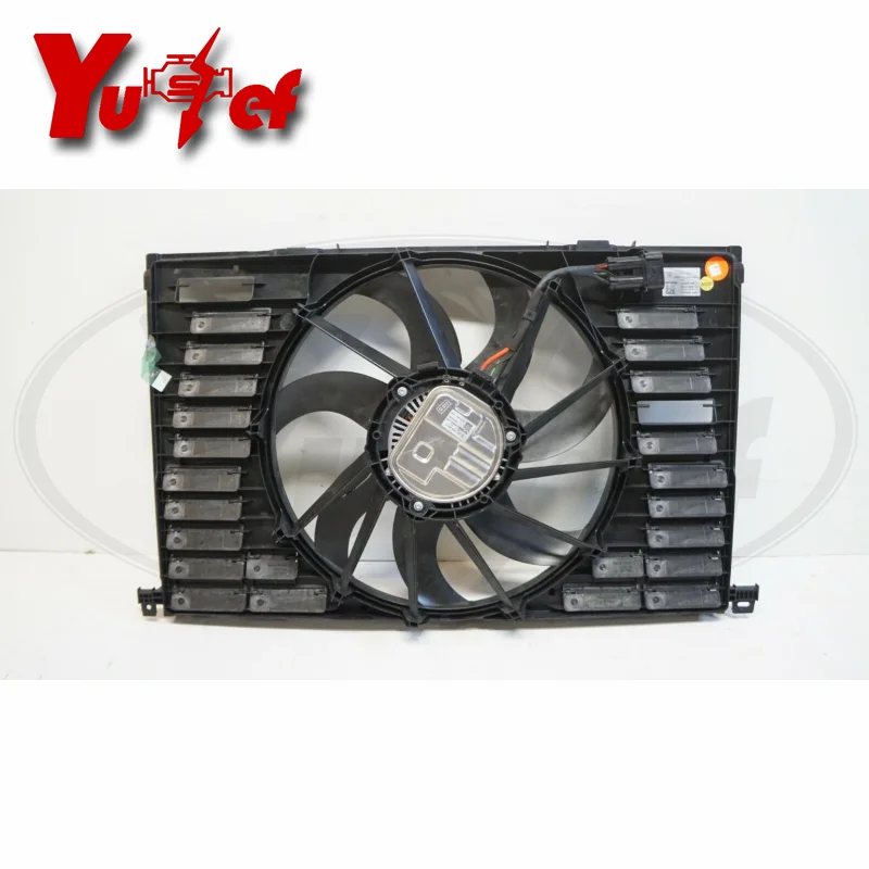 Quality Cooling Fan Assembly for PORSCHE PANAMERA 971 2.9T 16-20 971121203 9A712120312 971121203E 971959455 600W